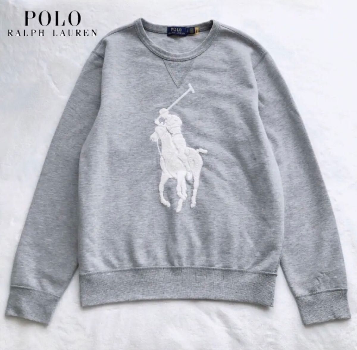 RALPH LAUREN ラルフローレン ビッグ ポニー スウェット グレー｜Yahoo