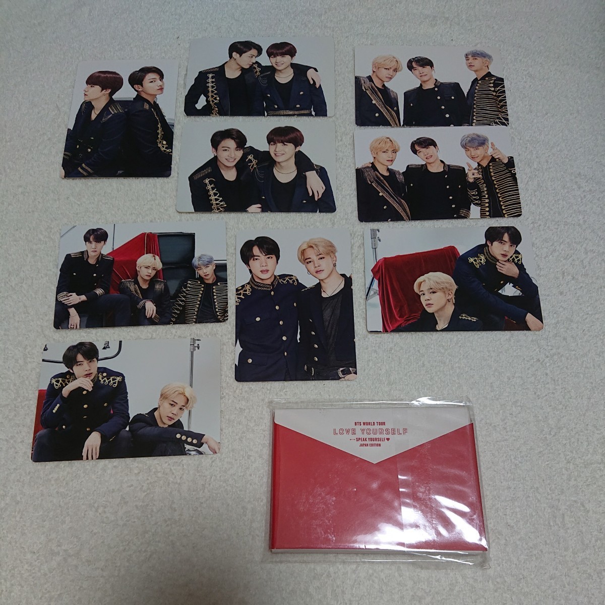 love yourself ミニフォト ユニット BTS ミニフォト LOVE YOUR SELF