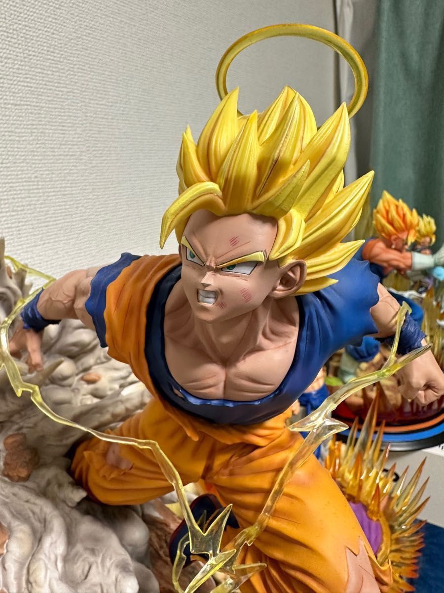 ガレージキット ドラゴンボール 孫悟空vsベジータ 版権あり