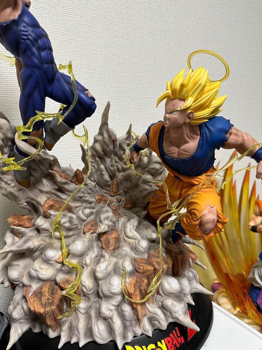 ガレージキット ドラゴンボール 孫悟空vsベジータ 版権あり