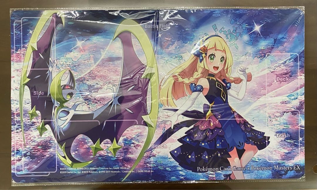 おしゃれを楽しむリーリエ プレイマット ポケマスEX プレイマット