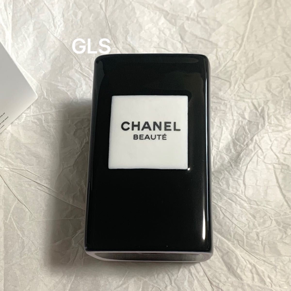 レア 新品本物 シャネル ブラシポット ブラシスタンド 陶器製