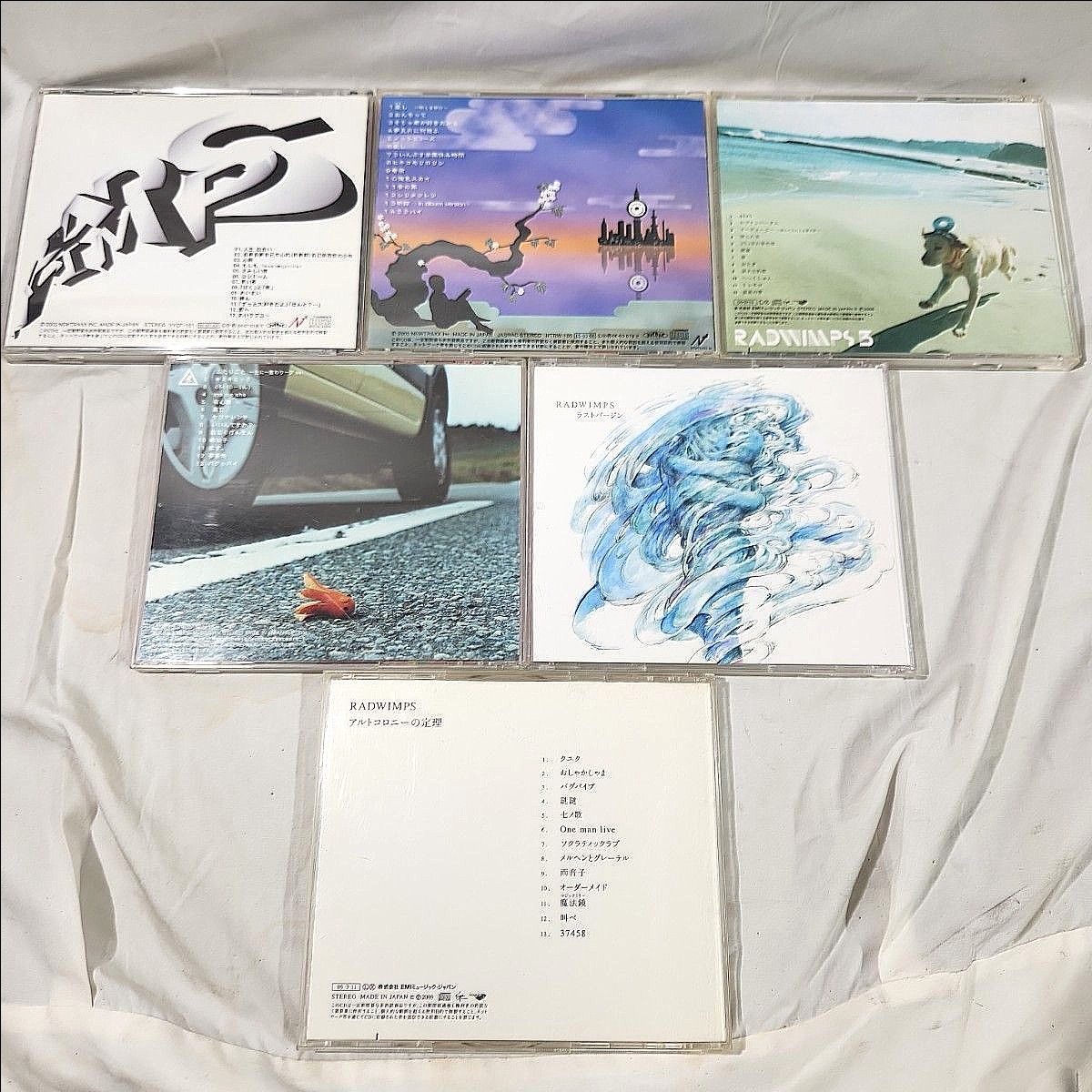 橙2) 6枚セット RADWIMPS CD まとめ売り ラッドウィンプス 1 2 3 4