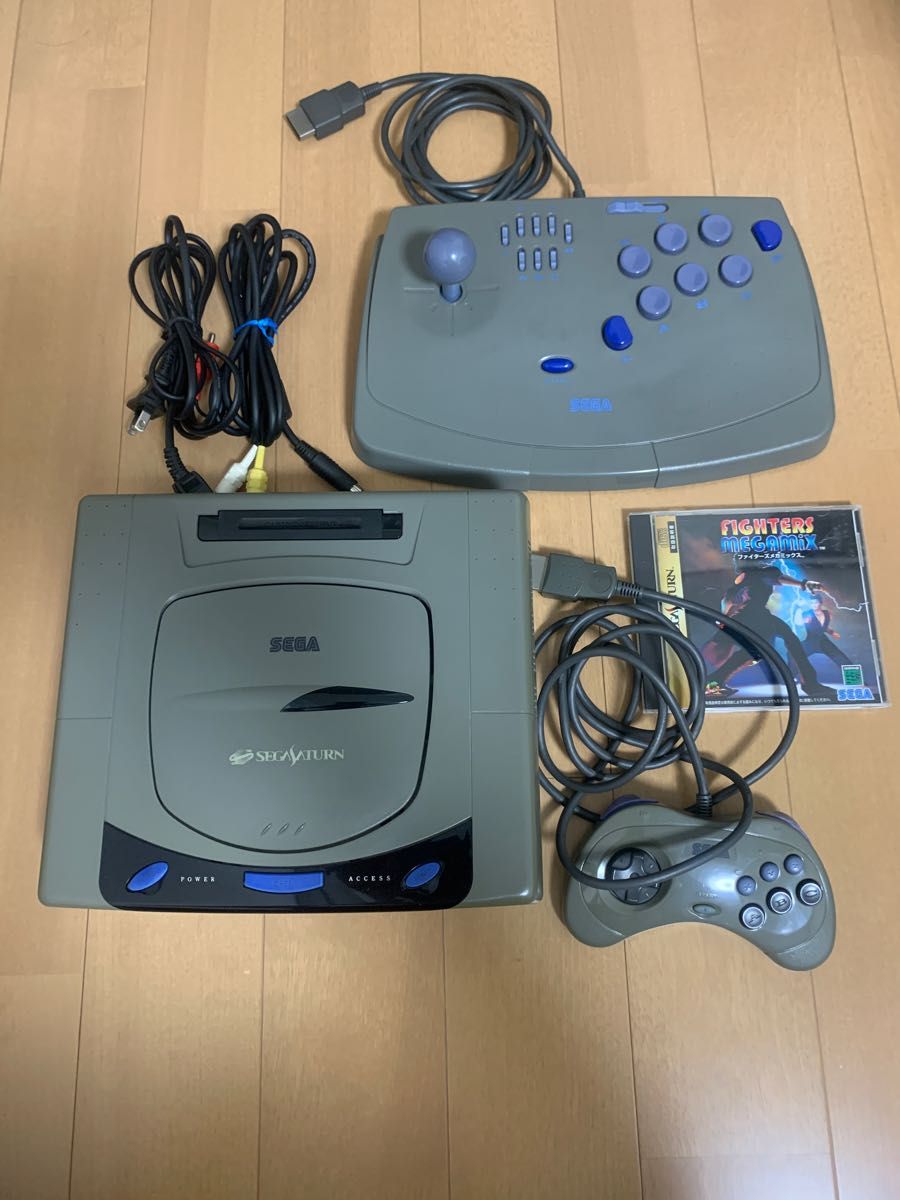 セガサターン本体(中期型) 付属品 バーチャスティック ソフト付