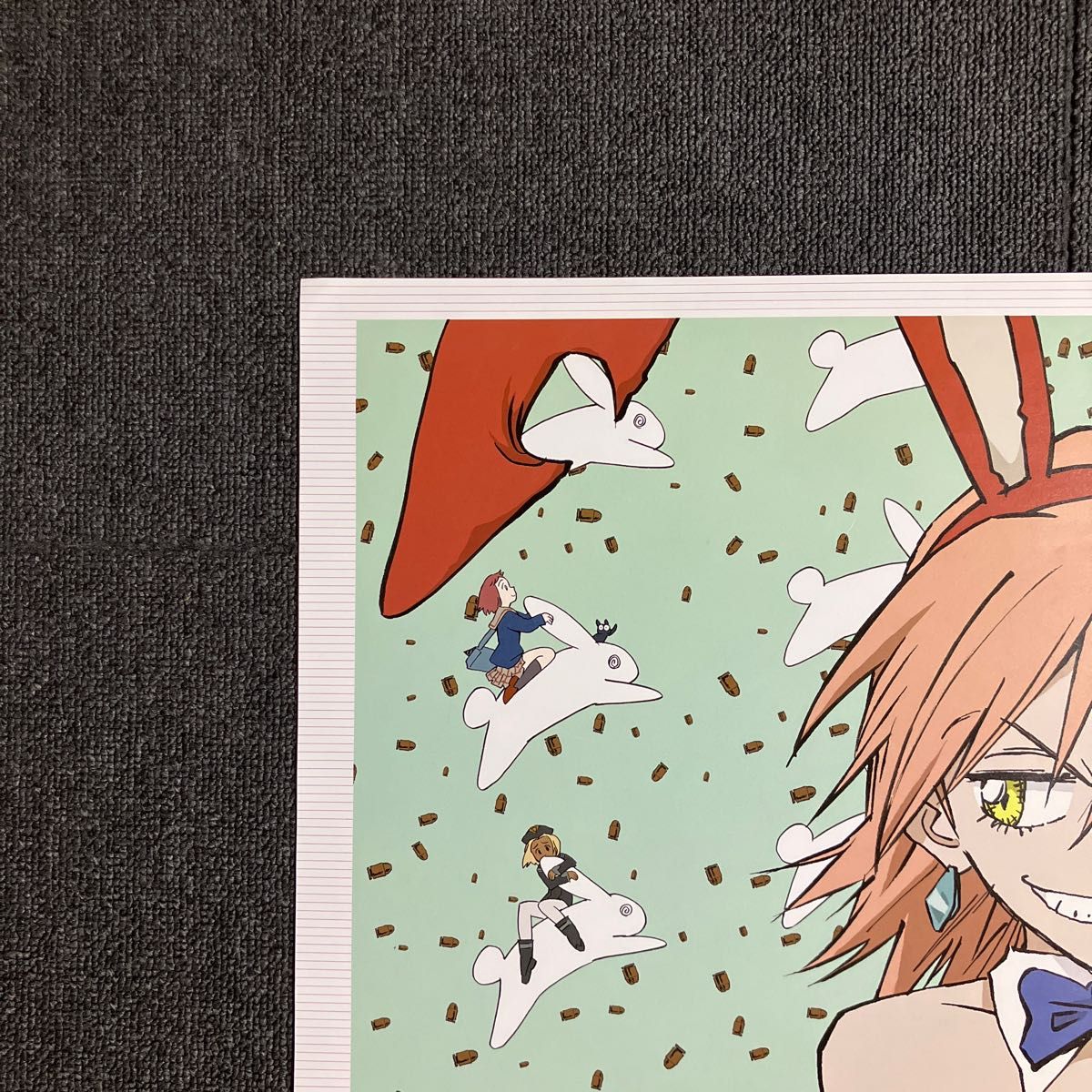 フリクリ』販促ポスター ハル子 バニー FLCL ガイナックス GAINAX 鶴巻