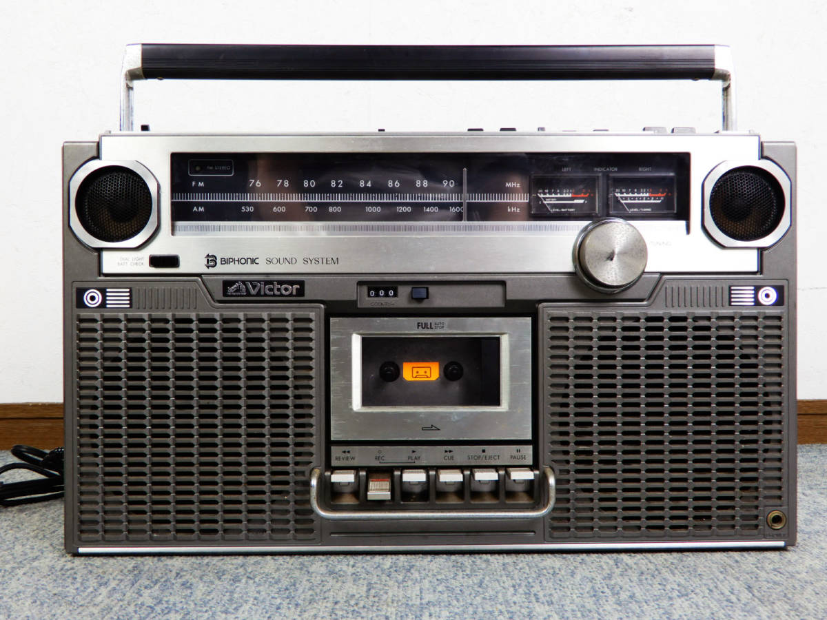 Yahoo!オークション - 希少 Victor ビクター 大型ステレオラジカセ RC-