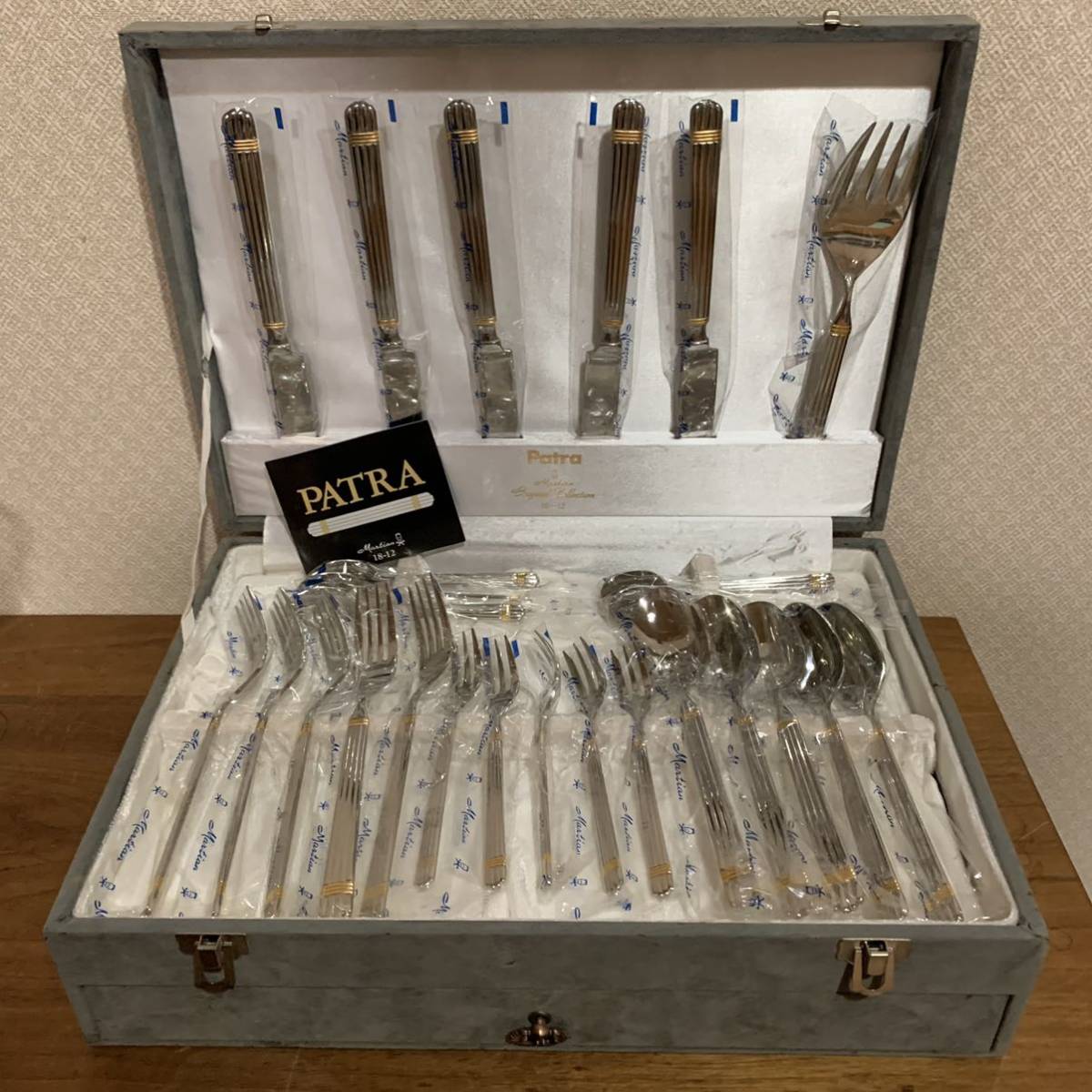未使用 Martian マーシャン パトラ Patra ゴールド カトラリーセット