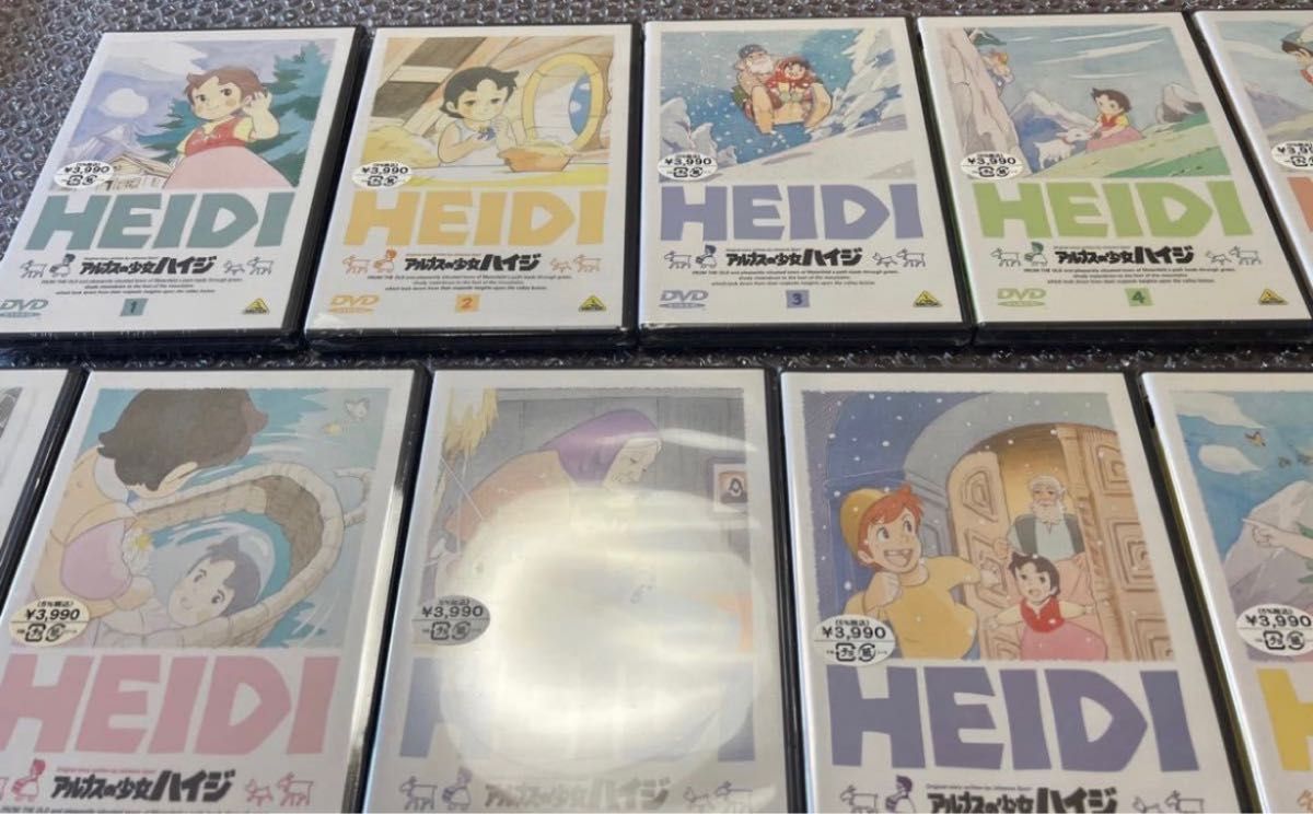 新品未開封】アルプスの少女ハイジ DVD 全13巻セット アニメ 名作