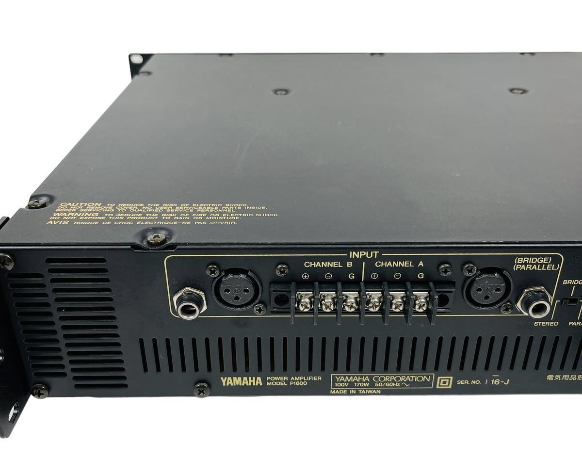 整備品 YAMAHA ヤマハ Power Amplifier パワーアンプ P1600｜Yahoo