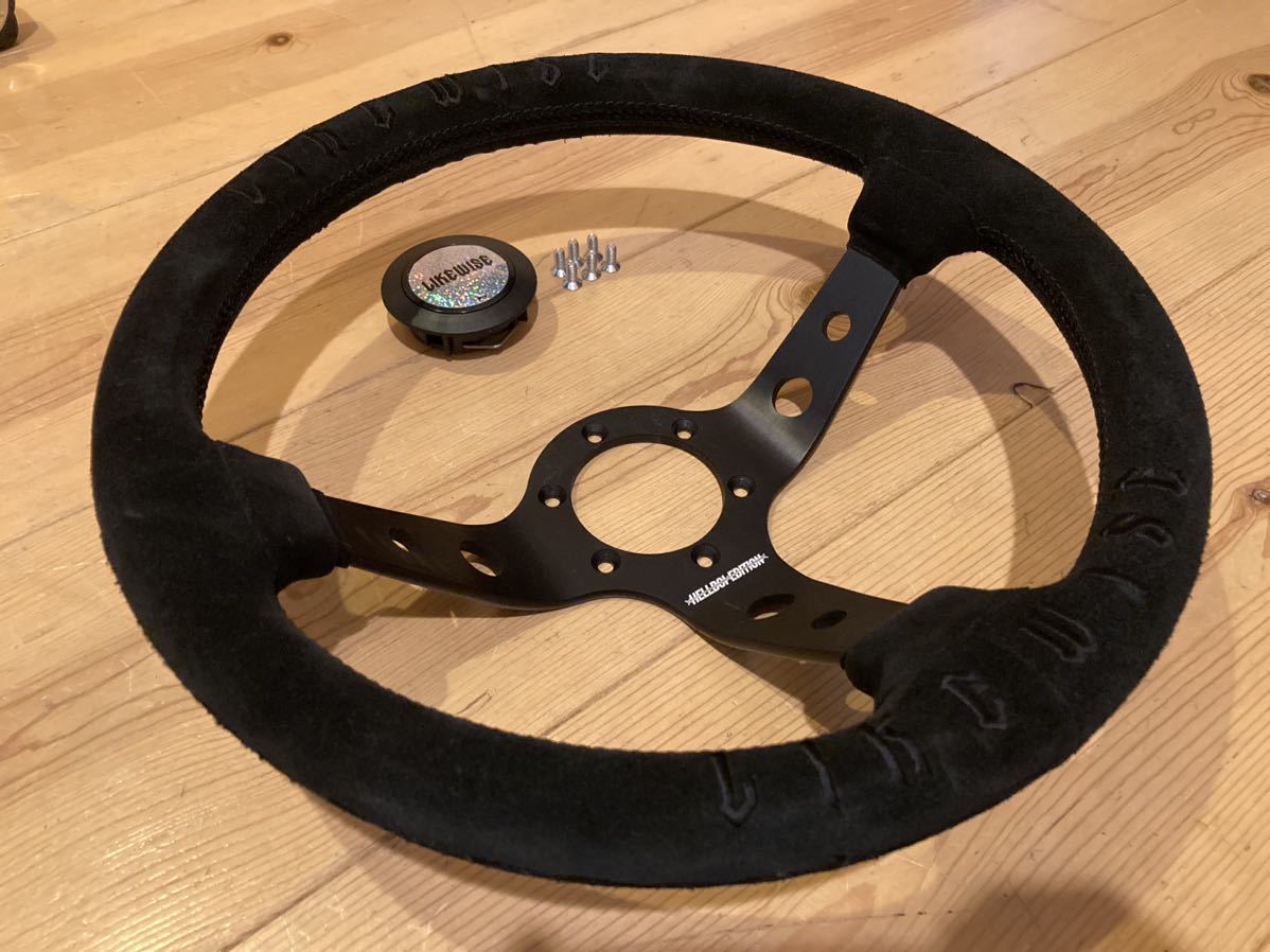 Yahoo!オークション - ライクワイズ ステアリング HELLBOI EDITION