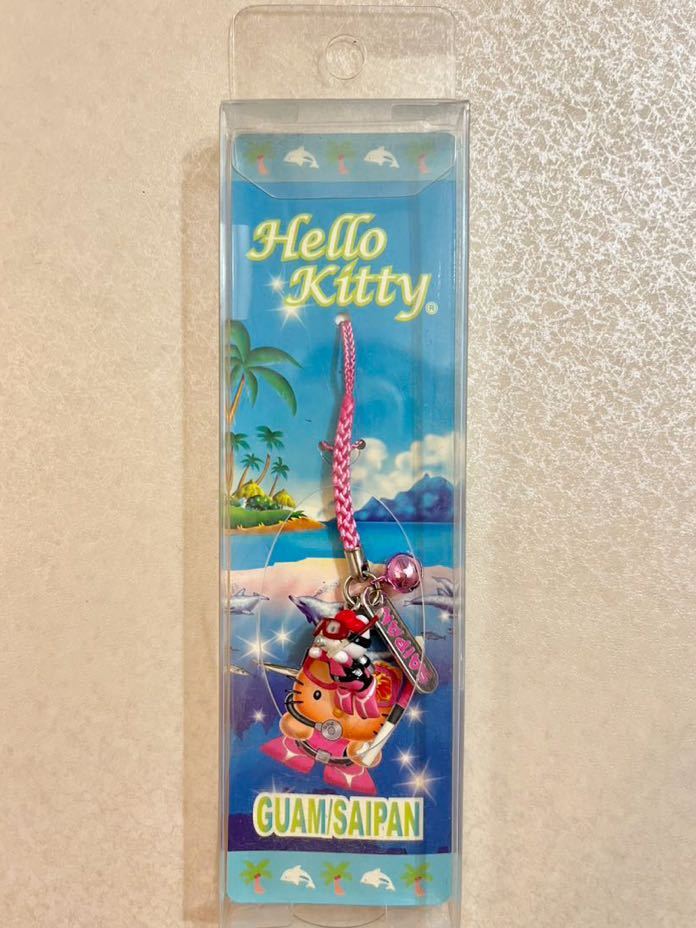 希少【ご当地キティ】グアム限定 ジェットスキー 根付け ストラップ