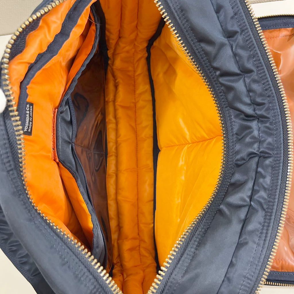 美品 タンカー アイアンブルー 2層 ショルダーバッグPORTER ポーター