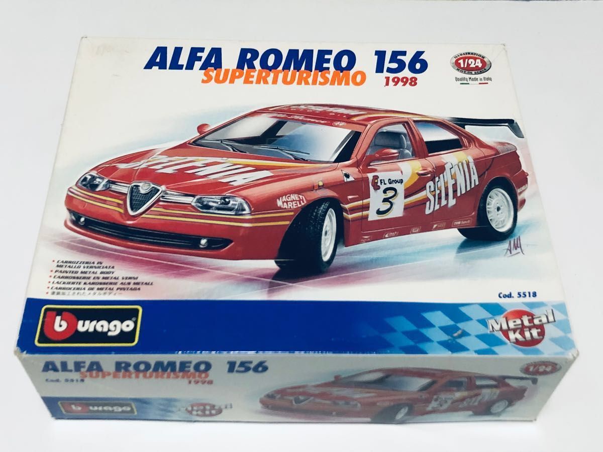 入手困難 ブラーゴ 1/24 アルファロメオ 156 スーパーツーリスモ