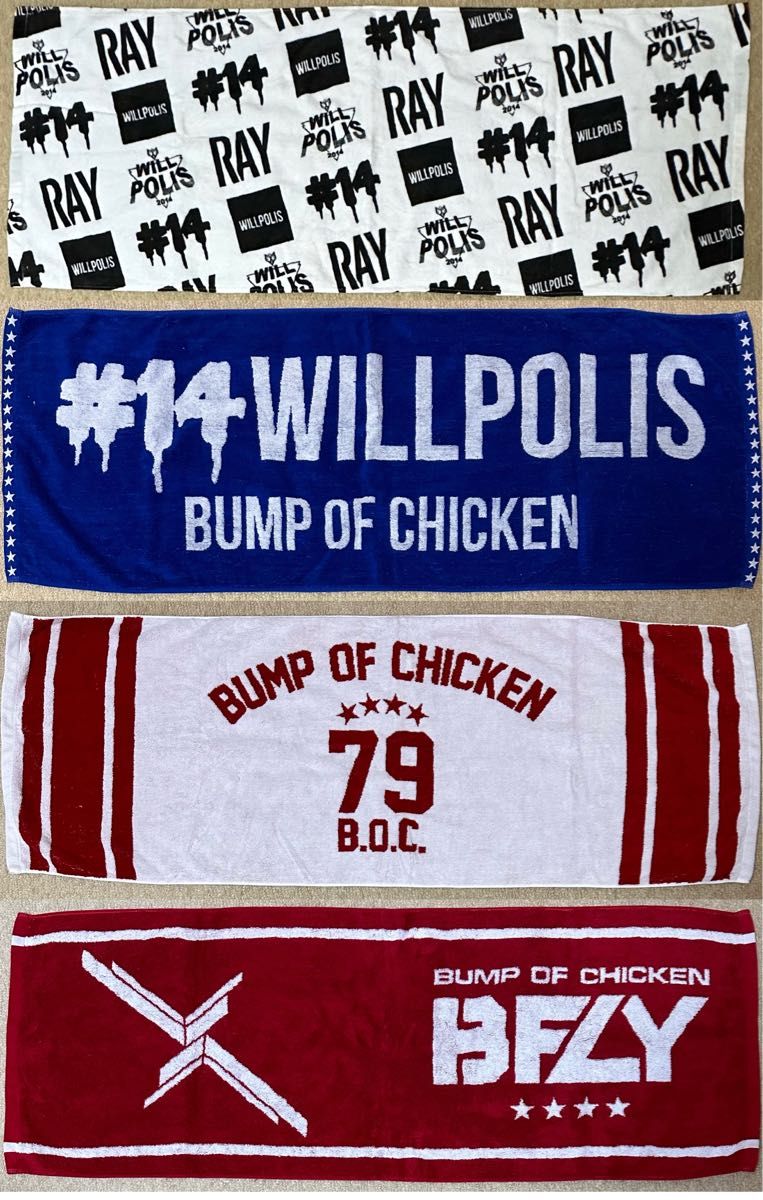 BUMP OF CHICKEN バンプオブチキン ライブ ツアー タオル｜Yahoo