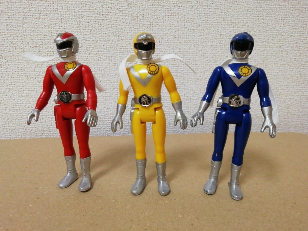 サンバルカン ポピー ソフビ 3体セット 当時物 サンバルカン ポピー