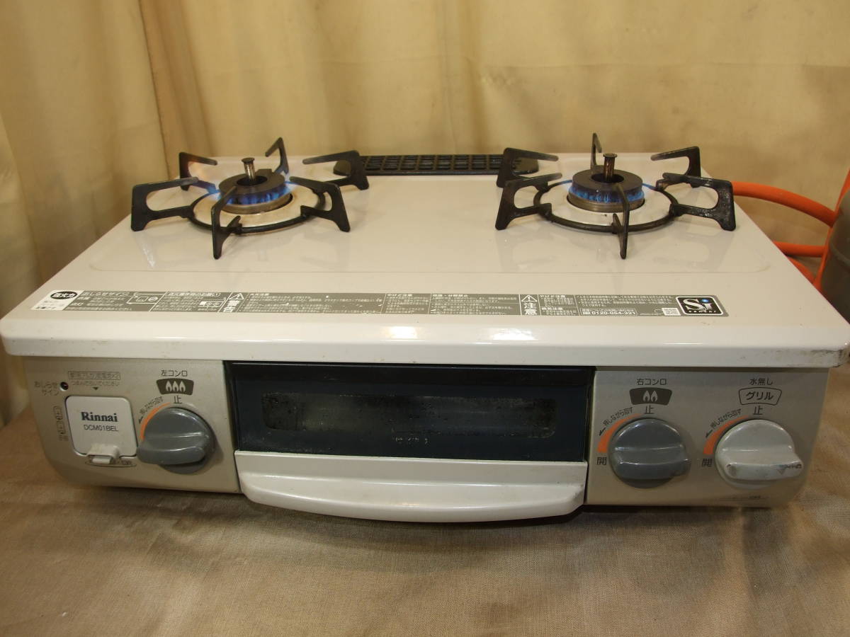 Yahoo!オークション - リンナイ ガステーブル DCM01BEL 2018年製 プロ