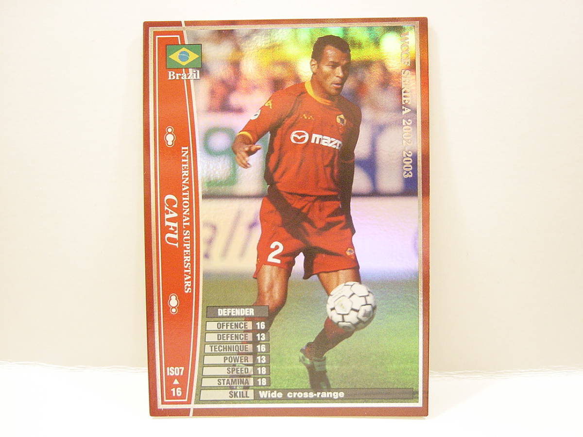 Yahoo!オークション - WCCF 2002-2003 IS カフー Cafu 1970 Brazil AS