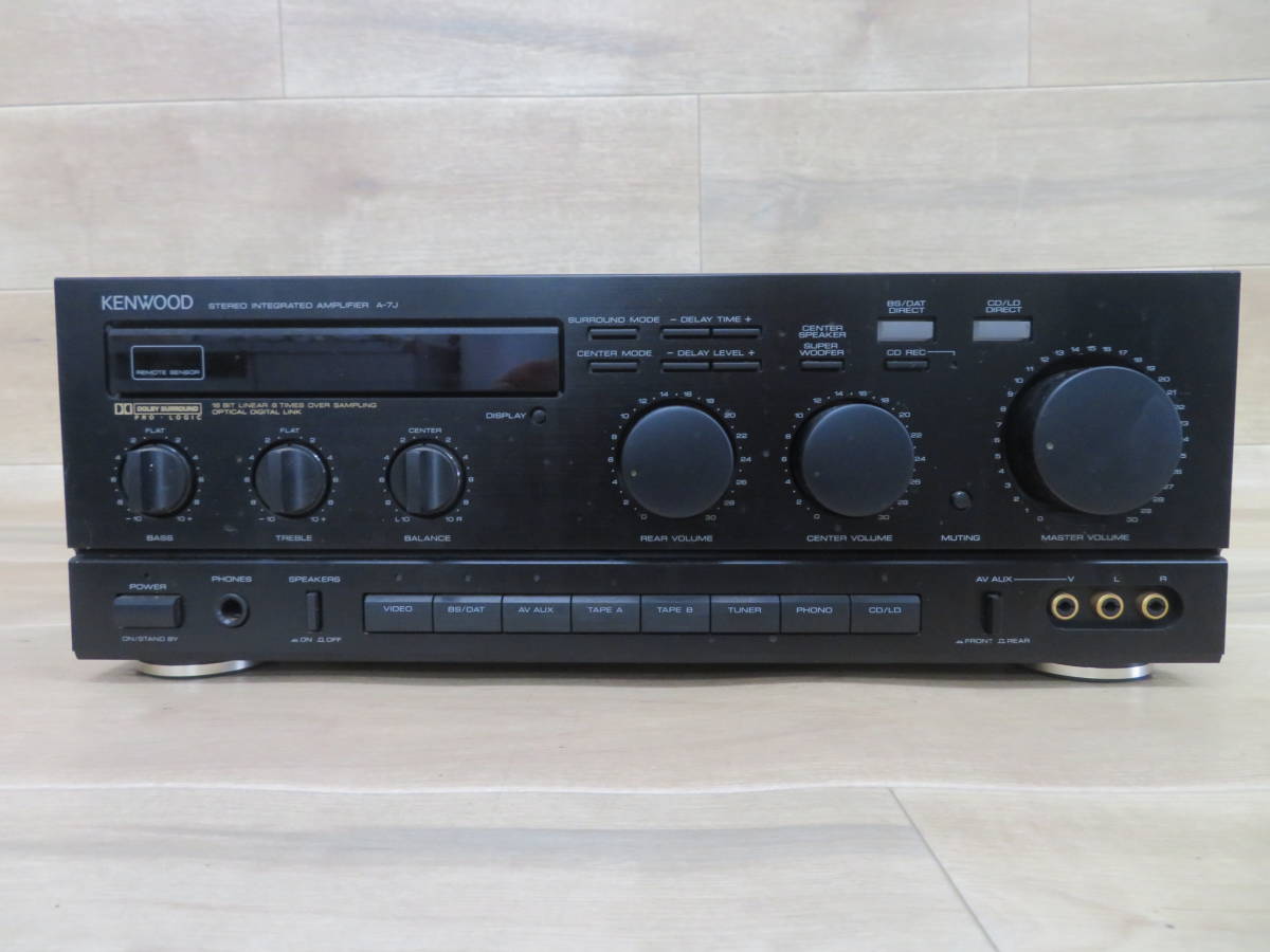 39477 KENWOOD Kenwood A-7J pre-main amplifier : Real Yahoo auction