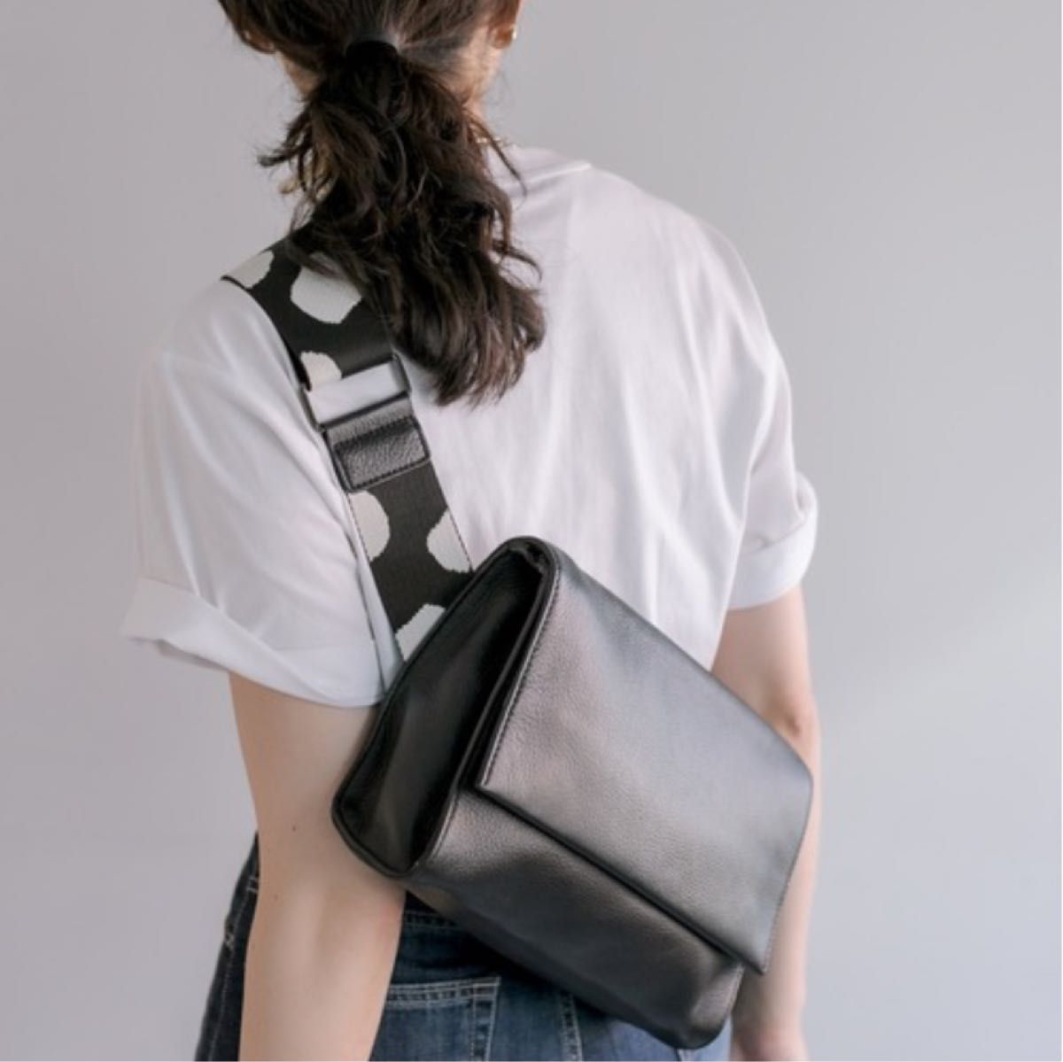 イアパピヨネ 柄テープ ボディバッグ ダルメシアン｜Yahoo!フリマ（旧