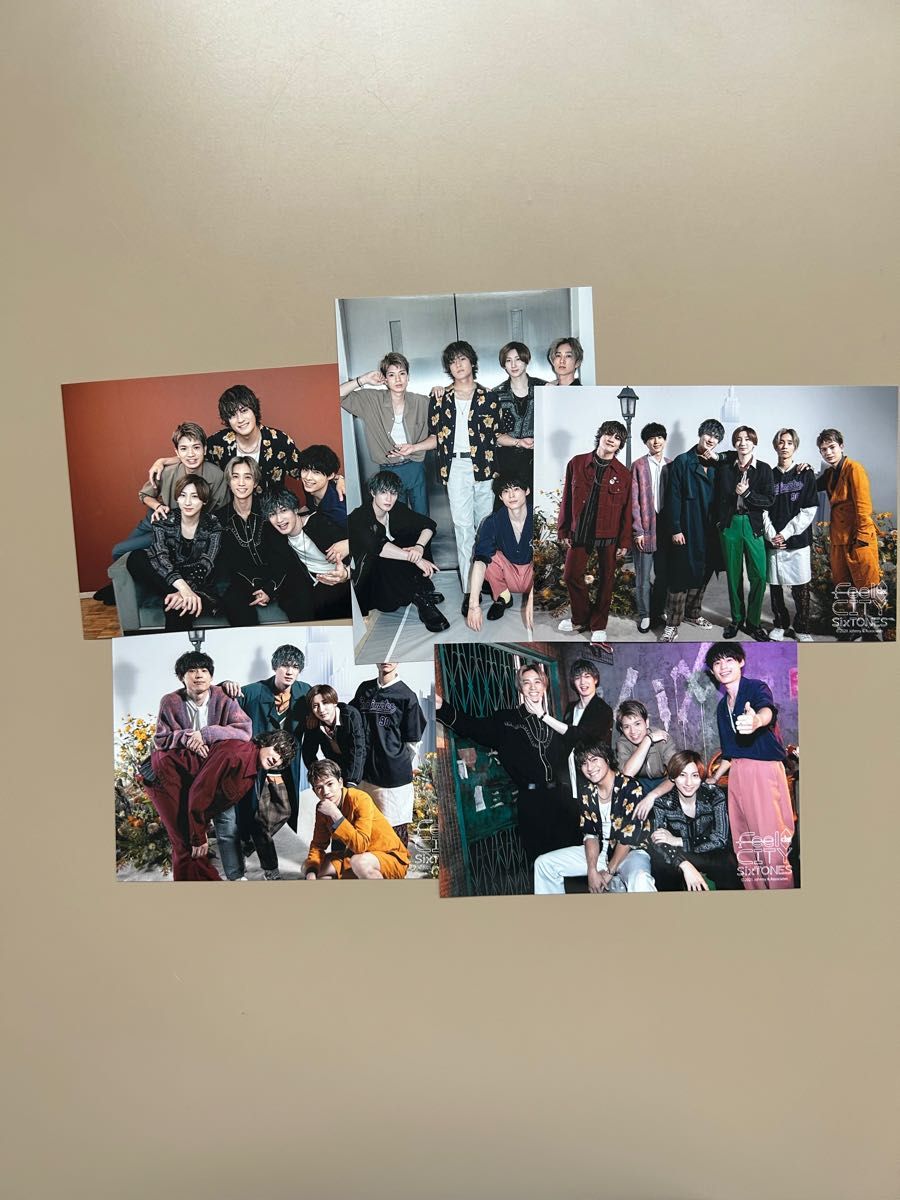 SixTONES Feel da CITY グッズ 写真(集合)5枚セット｜Yahoo!フリマ（旧