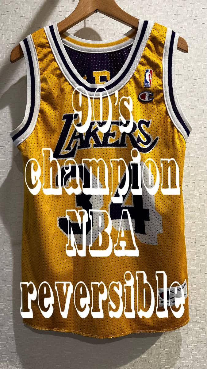 希少 90's NBAユニフォーム champion レイカーズ 34 オニール