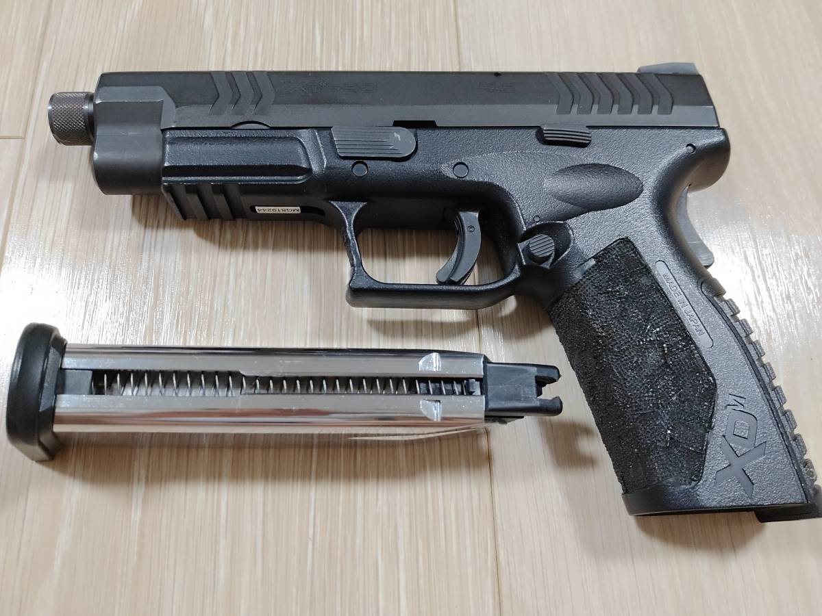 マルイ XDM-40 アルミアウターバレル 外装ステッピングカスタム ガス