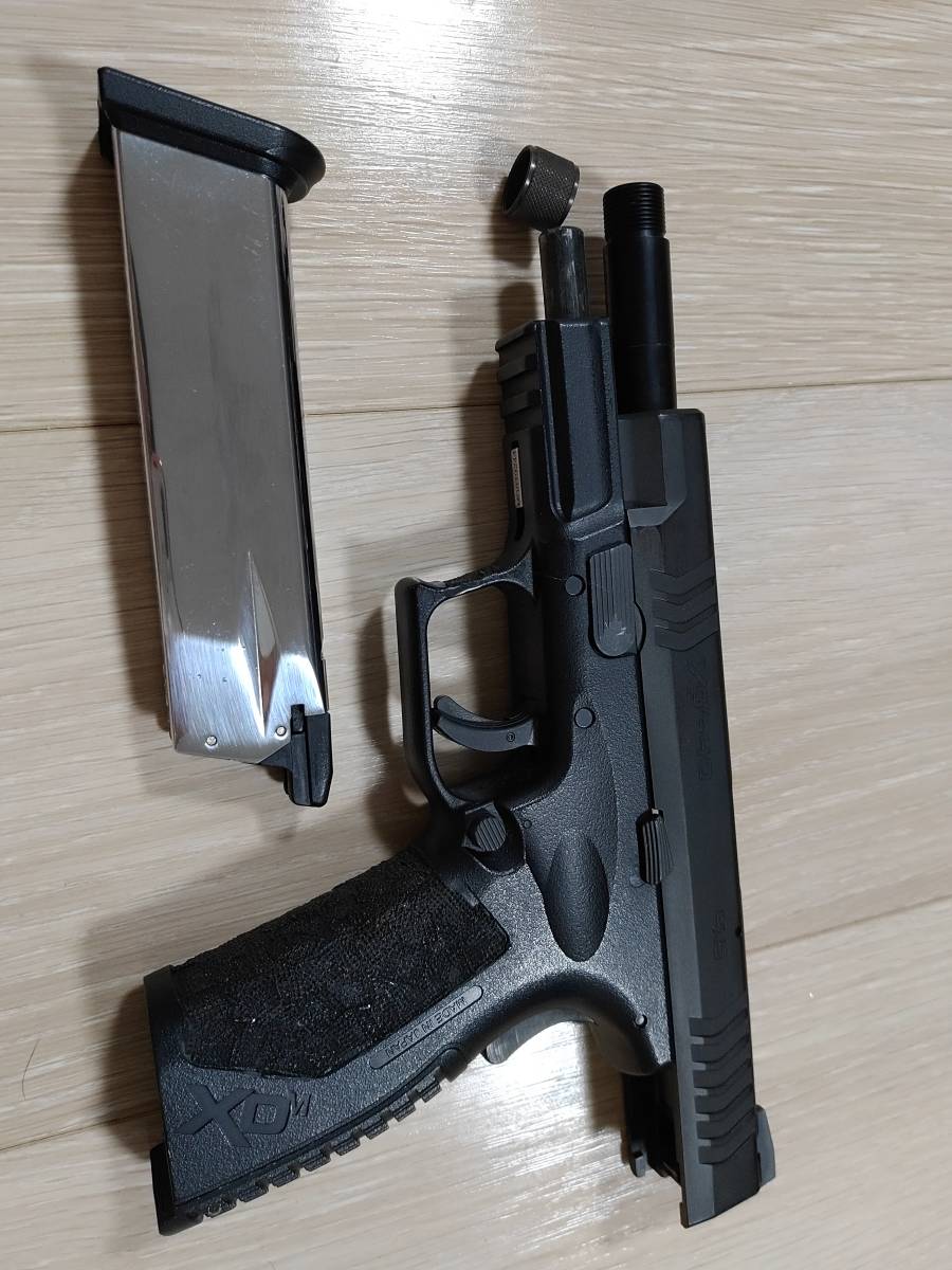 マルイ XDM-40 アルミアウターバレル 外装ステッピングカスタム ガス