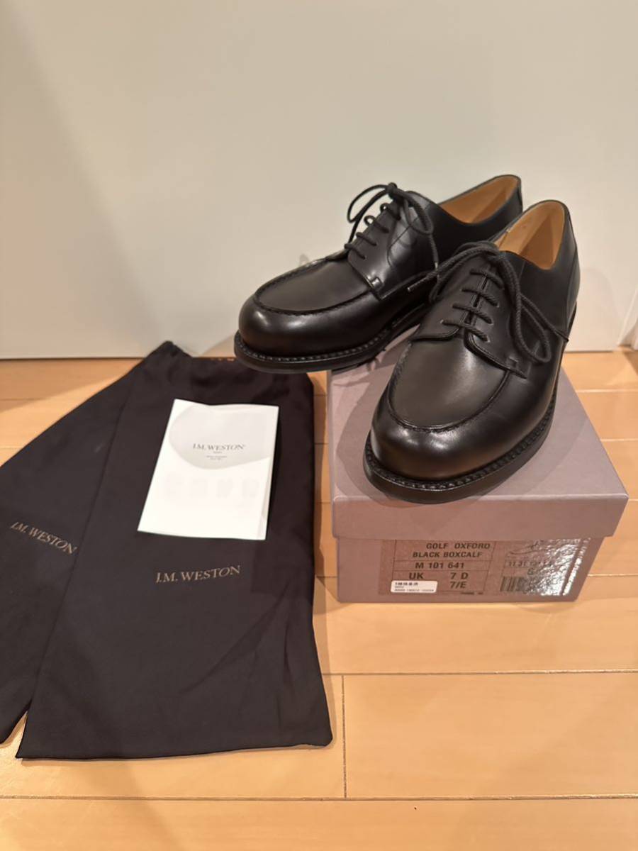 J M WESTON ジェイエムウエストン 641 ゴルフ6 1/2E 黒 新品｜Yahoo