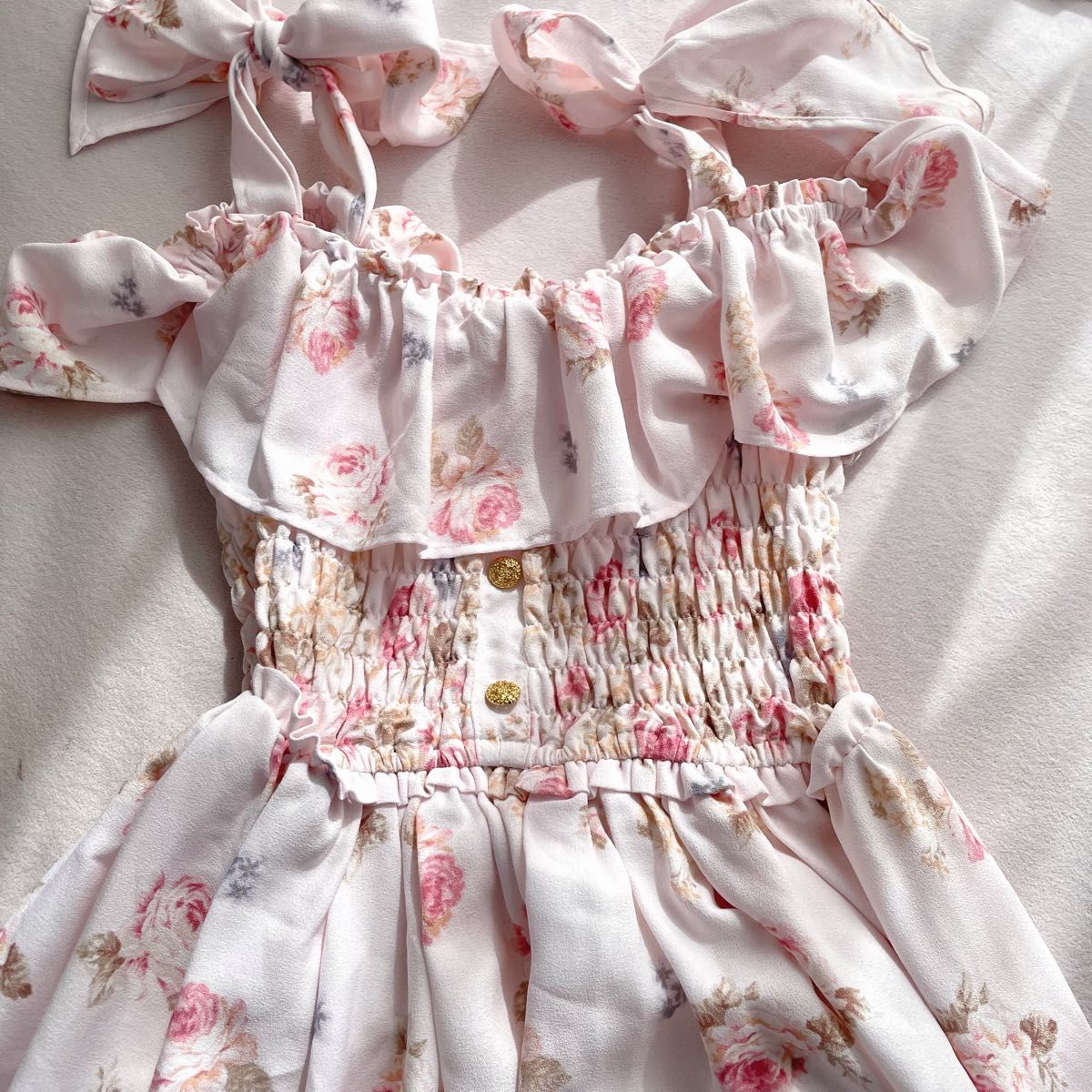 LIZ LISA リズリサ 総レース キャミソール チュニック お花付 LIZ LISA