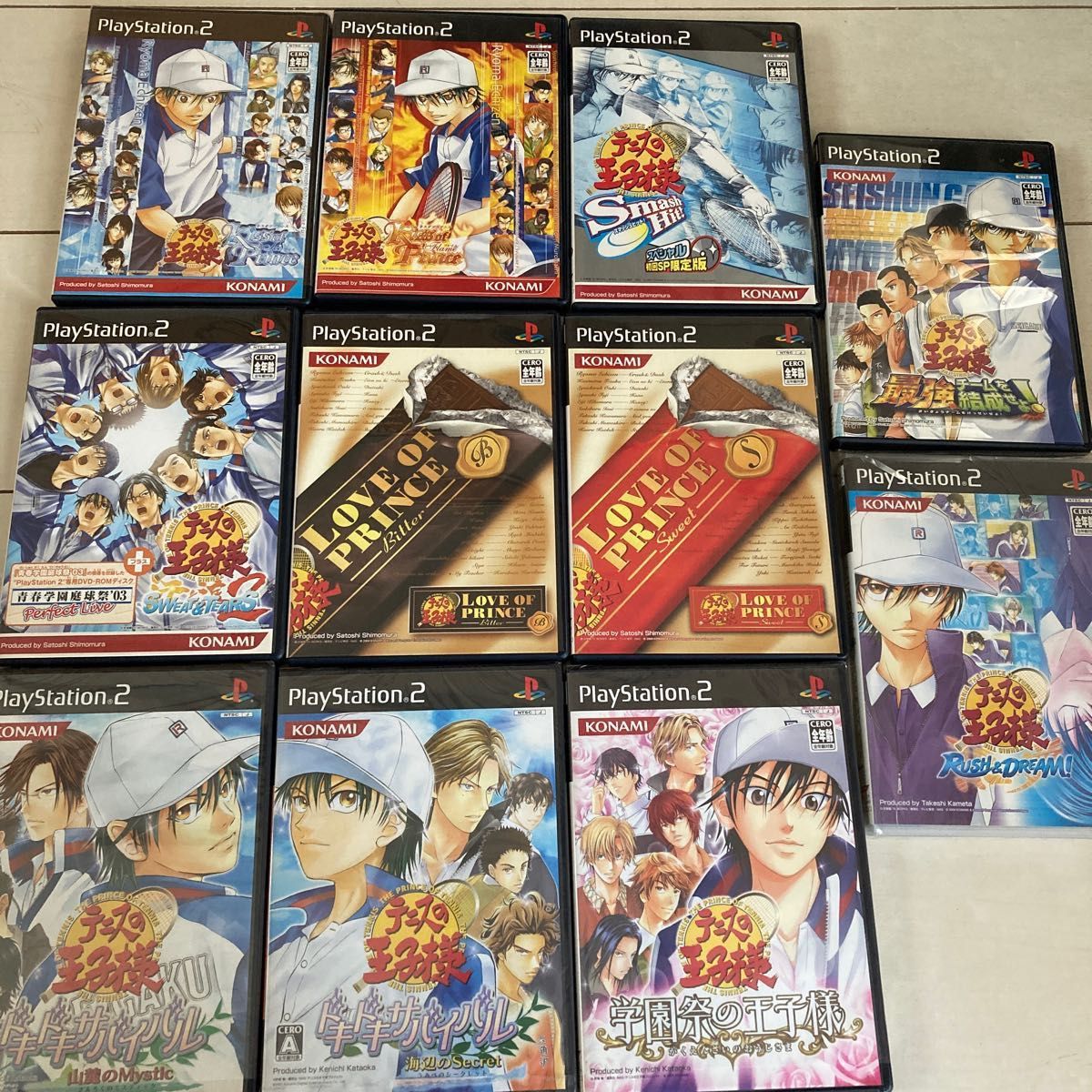テニスの王子様 PS・PS2ソフト13本セット 乙女ゲーム テニプリ ゲーム