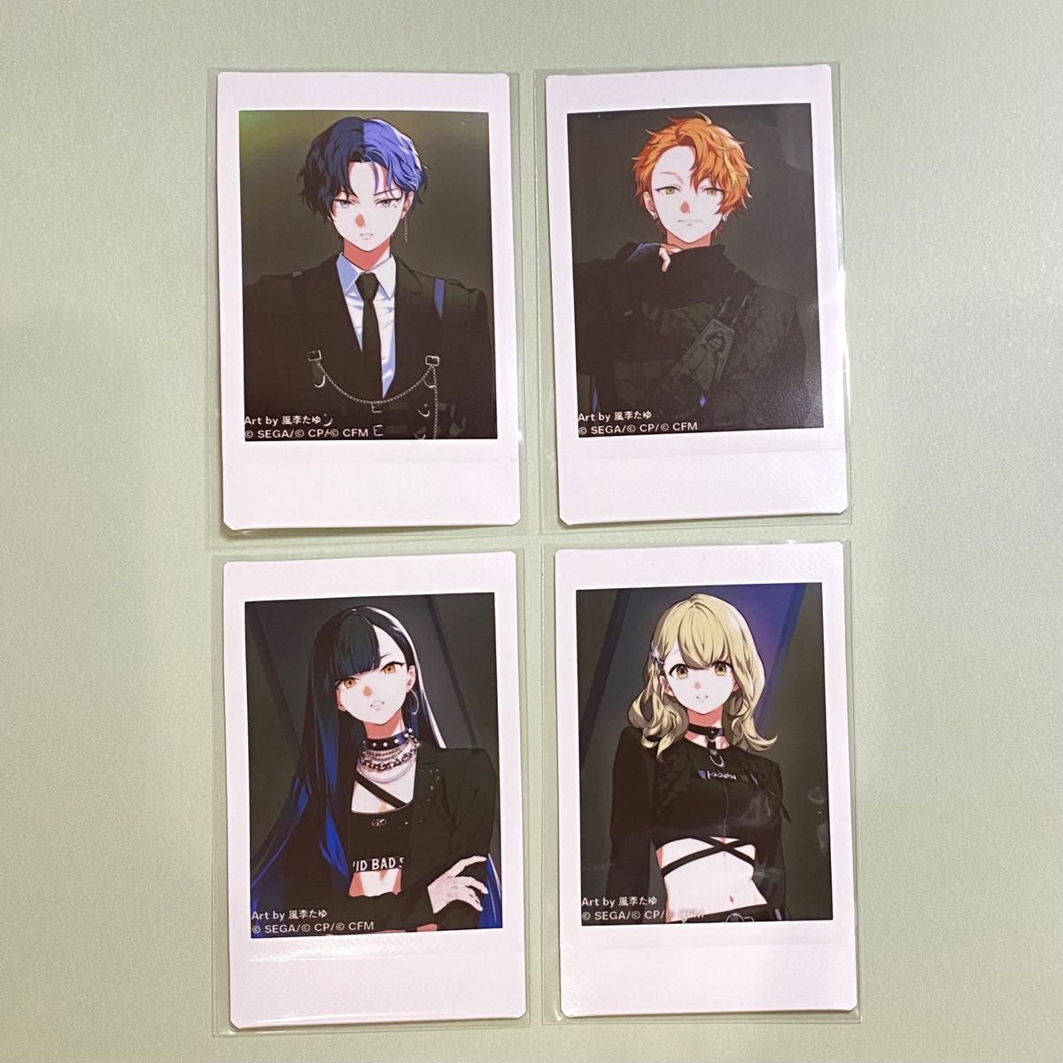 プロセカ ZOZOTOWN チェキセット ビビバス 東雲彰人 青柳冬弥 小豆沢こ