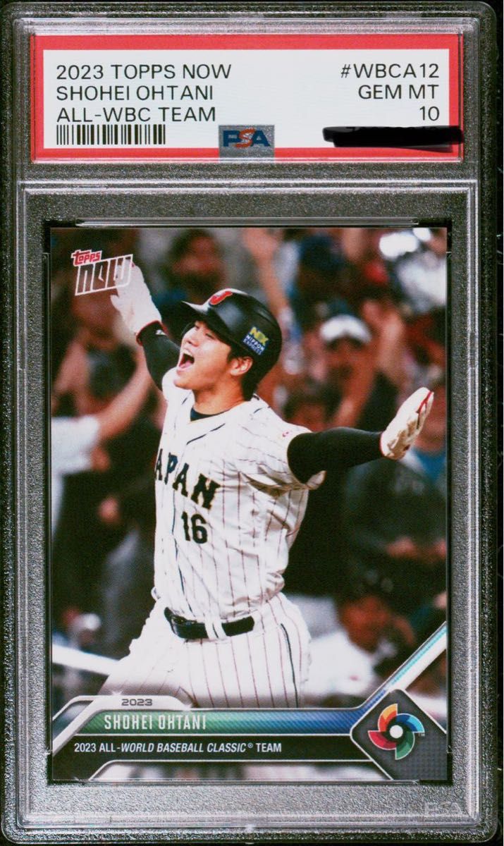 TOPPS 2023 FINEST 大谷翔平 日本代表 PSA10 カード TOPPS 2023 FINEST