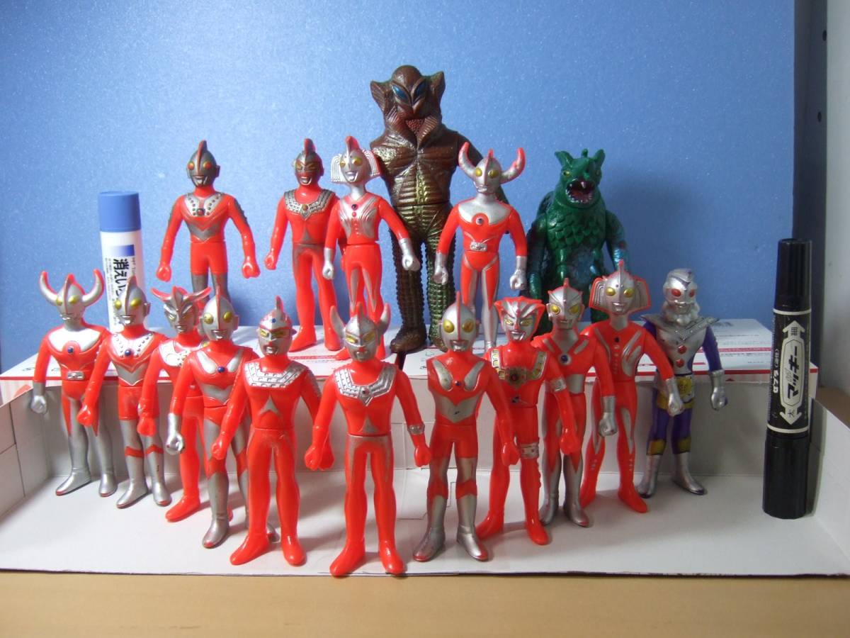 Yahoo!オークション - 送無 ポピー／バンダイ ウルトラマン ミニソフビ