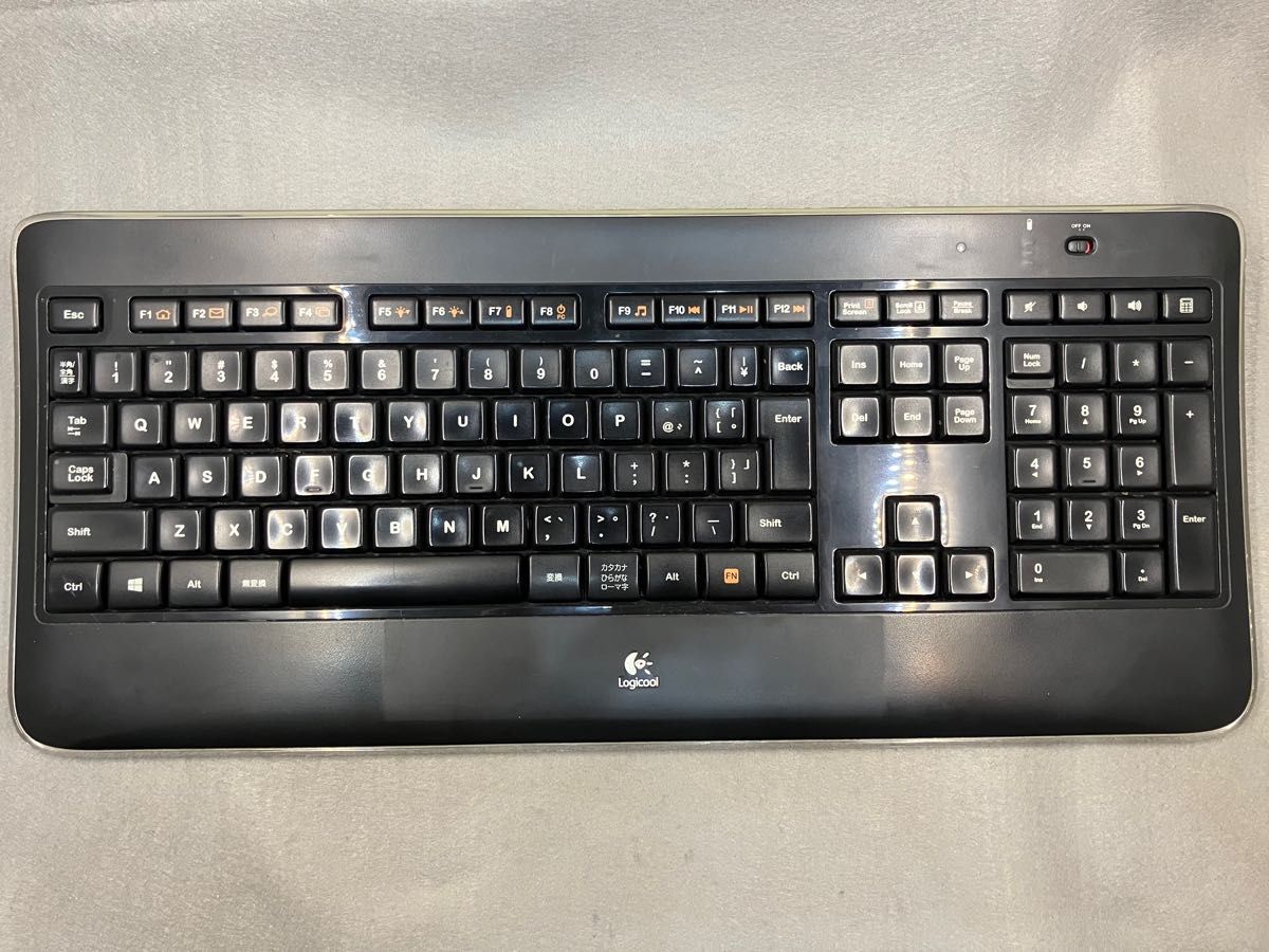 訳あり&ジャンク】ロジクール ワイヤレスイルミネートキーボード K800