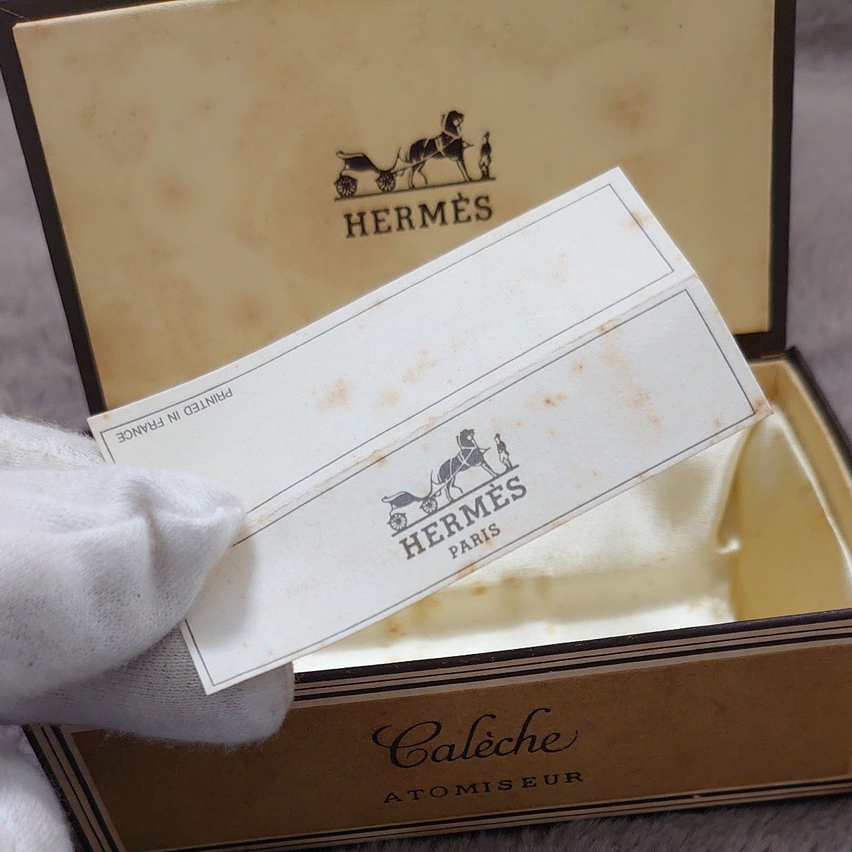 HERMES】エルメス アトマイザー パルファム カレーシュ 香水 残量不明