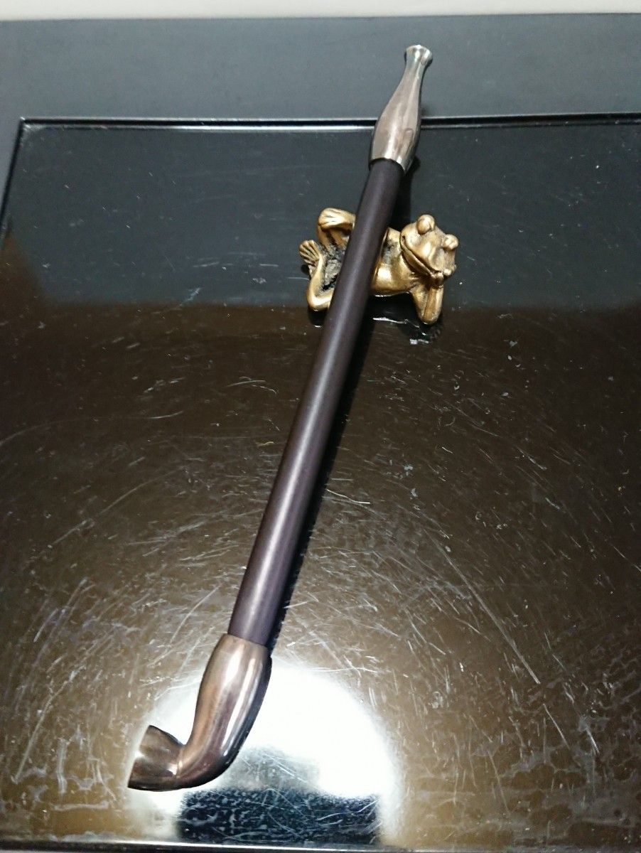7A2467 ◇時代 銅製煙管 キセル 精巧彫刻 金属製 根付 大量纏めて 旧家初