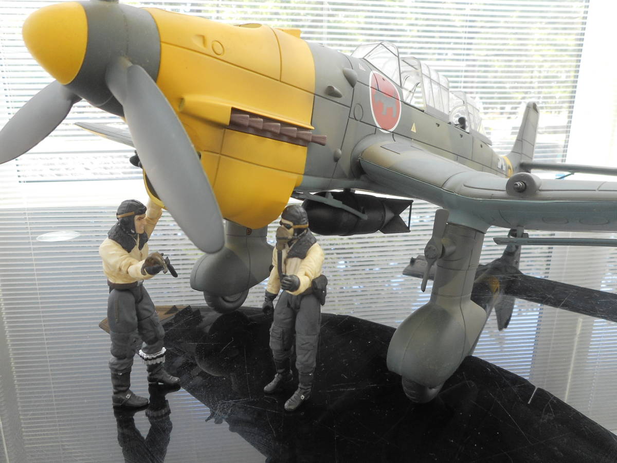 Yahoo!オークション - 超大型1/18 ユンカースJunkers Ju-87スツーカ st