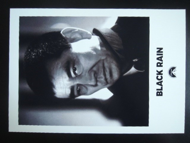 A4 額付き ポスター 高倉健 ken takakura ブラックレイン BLACK RAIN