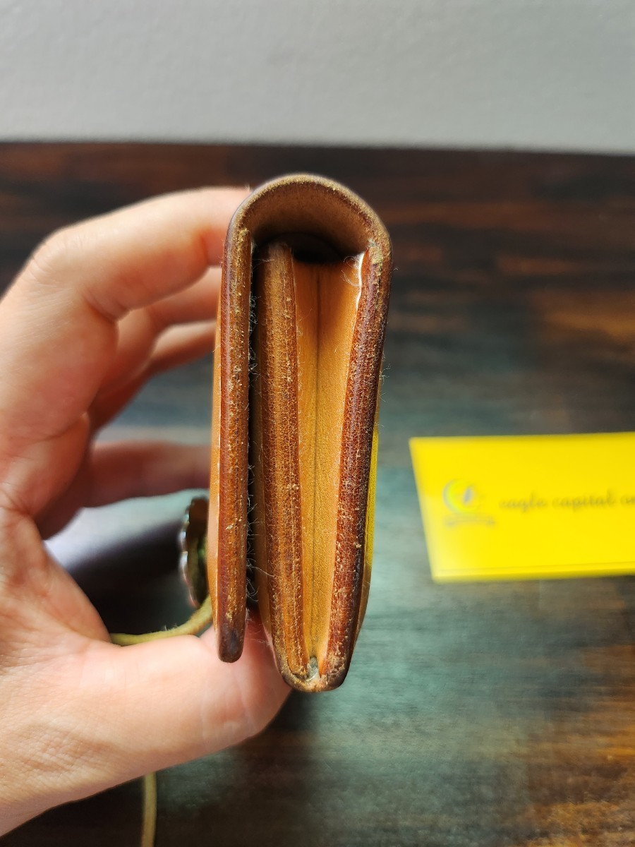 美品】ゴローズ goro's カードケース カスタム18kフラワーコンチョ