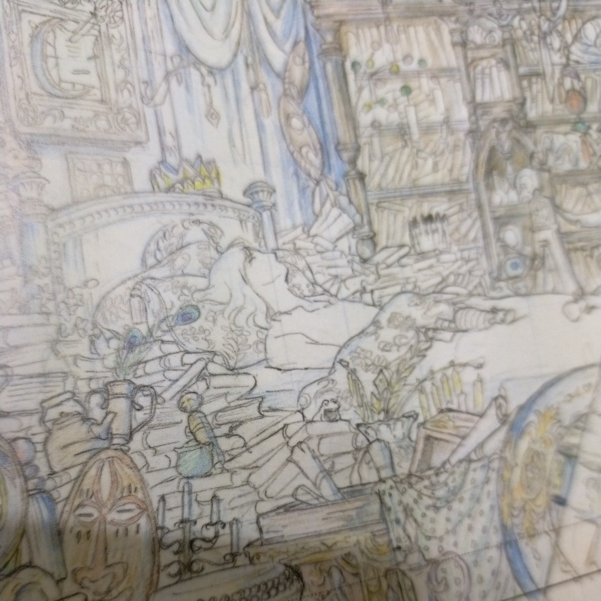 ハウルの動く城 レイアウト スタジオジブリ 切抜 検)ジブリ ポスト