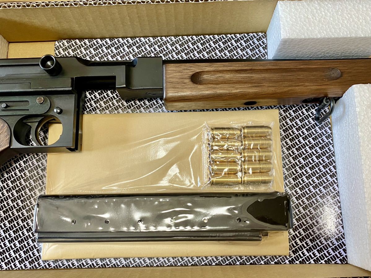 新品 CAW トンプソン Thompson M1 金属製 モデルガン SMG 木製ストック