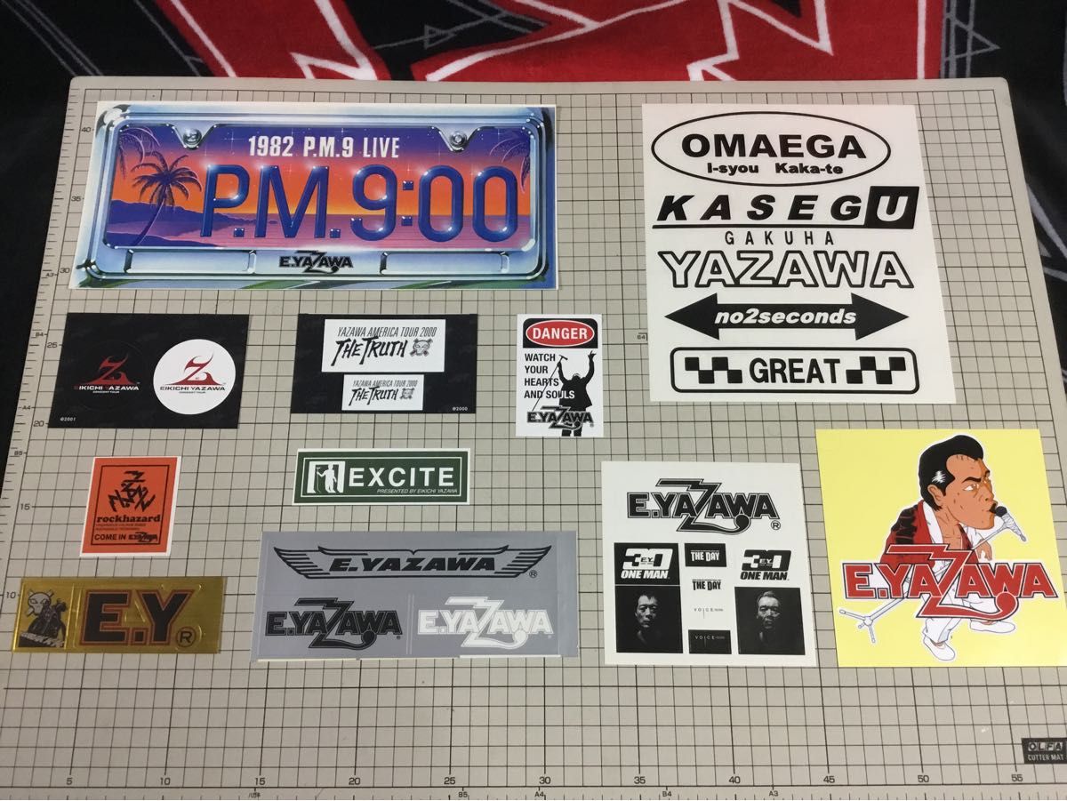 矢沢永吉 ステッカー11種セット｜Yahoo!フリマ（旧PayPayフリマ）