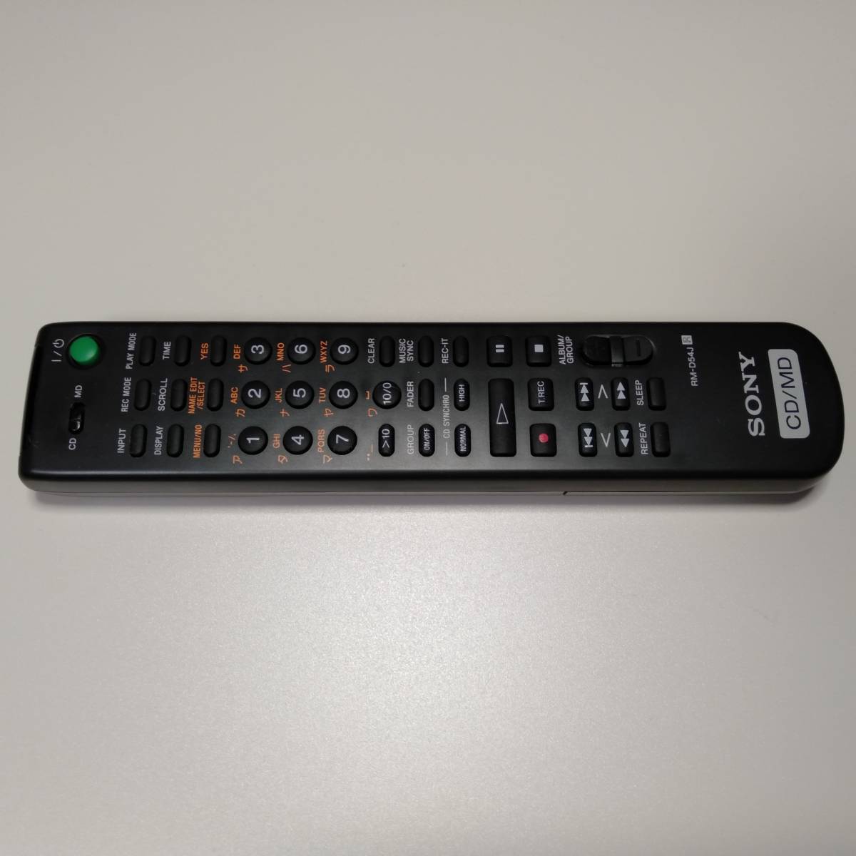 送料無料] SONY リモコン RM-D54J CDプレーヤー MXD-D400 用 MDデッキ