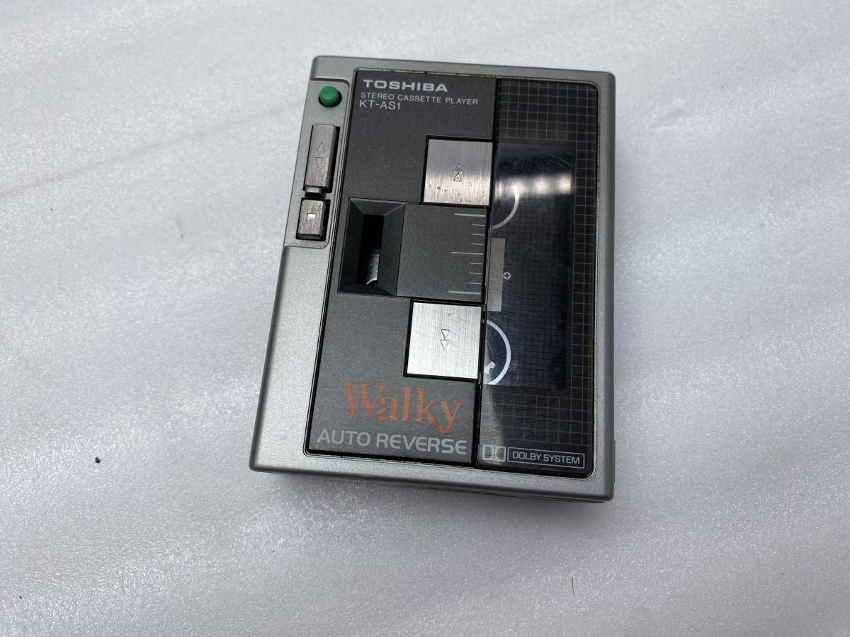 TOSHIBA KT-AS1* Toshiba cassette player Walky Showa Retro [ used