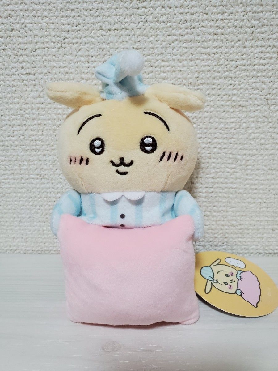 ちいかわ デスクトップから見守るひっかけぬいぐるみ（ねれないうさぎ