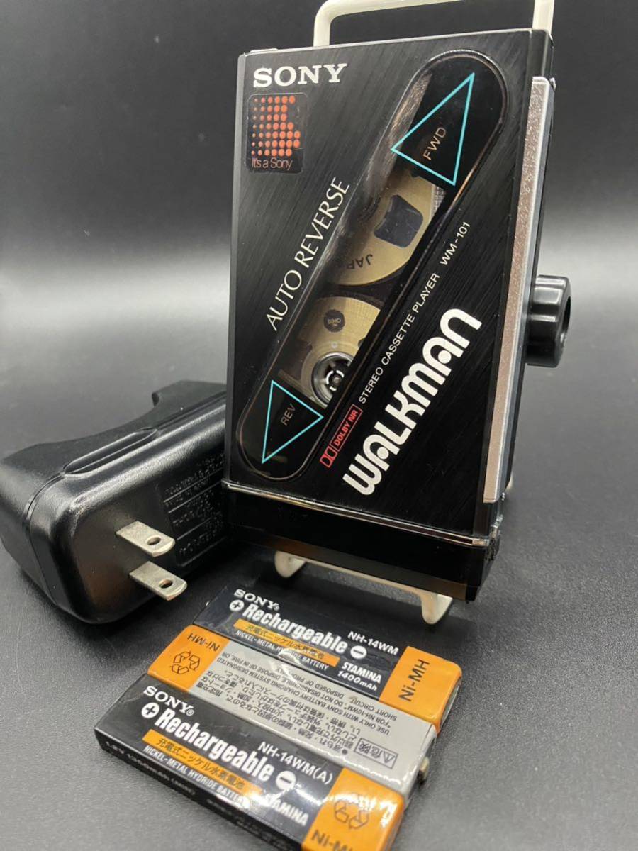 送料無料 美品 整備済 動作WM-101ベルト交換 バッテリーケース