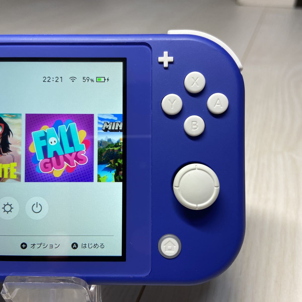 2021年製Nintendo Switch Liteブルー 動作確認・初期化済みの完動品 SD