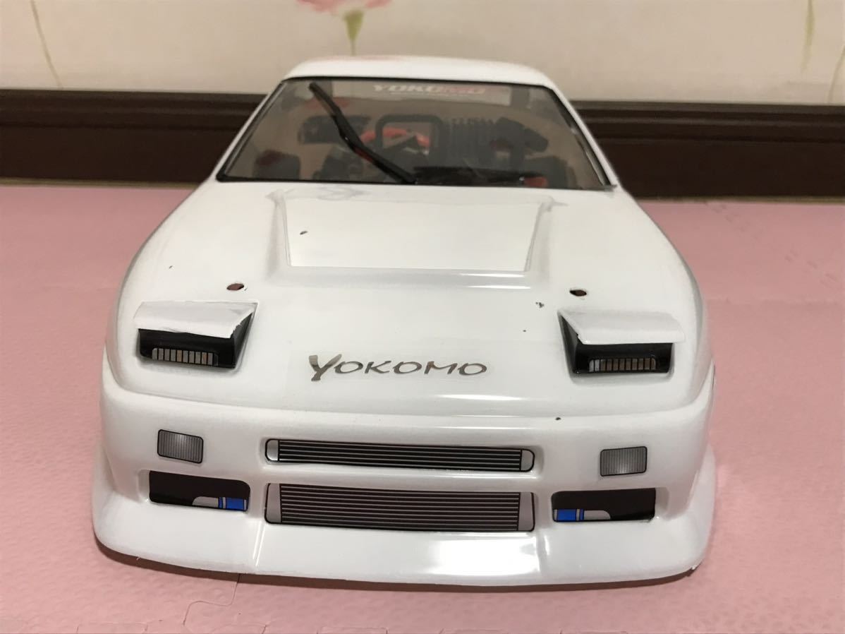 送料無料 1/10 日産 180SX 後期 塗装済 未走行 ドリフト ラジコン