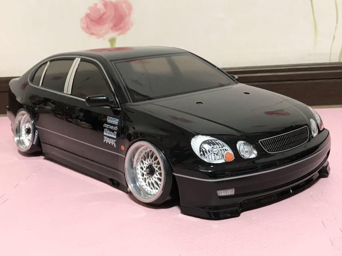 送料無料 1/10 トヨタ アリスト JZS161 塗装済 未走行 ラジコンボディ