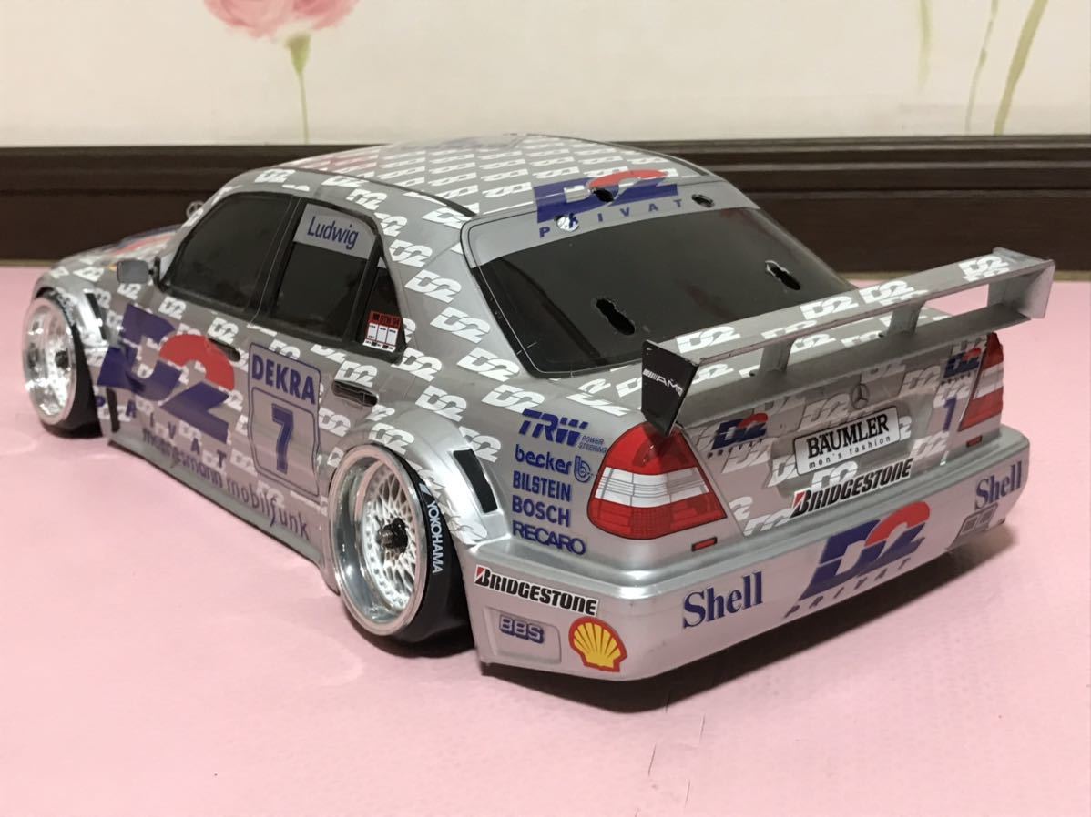 タミヤ☆ボーダフォン AMGメルセデス Cクラス DTM 2006完成ボディ仕様